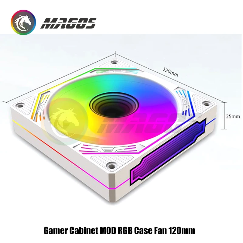 Fly Line - Wentylator RGB 12CM Bub Infinity Mirror