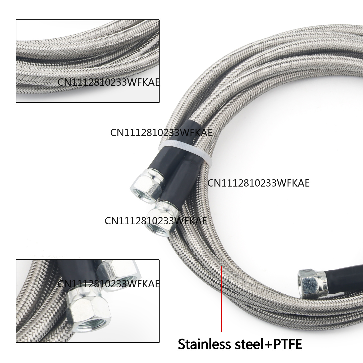 Braided Line - Zestaw przewodów chłodnicy skrzyni biegów 6AN